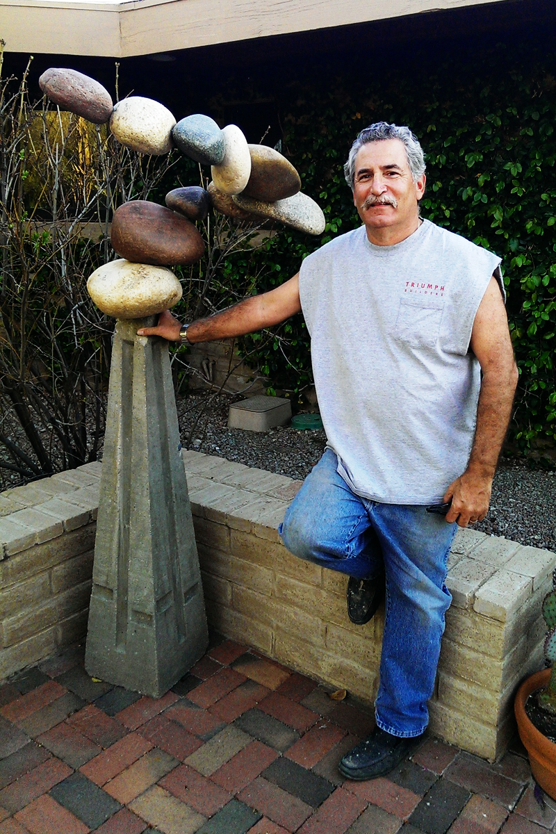 Sculptor Andrew Karic